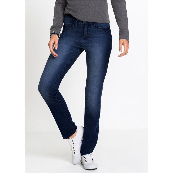 proste spodnie jeansowe z przetarciami 48-50 vv