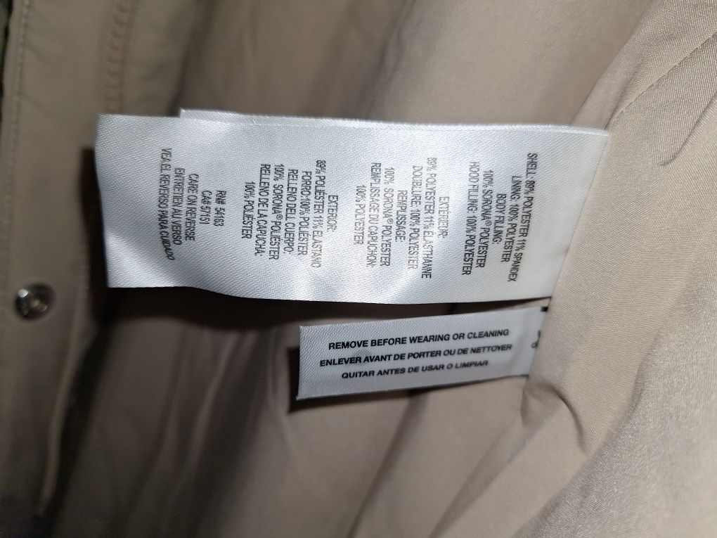 Стьобана куртка-пуховик максі Calvin Klein, р. М, L