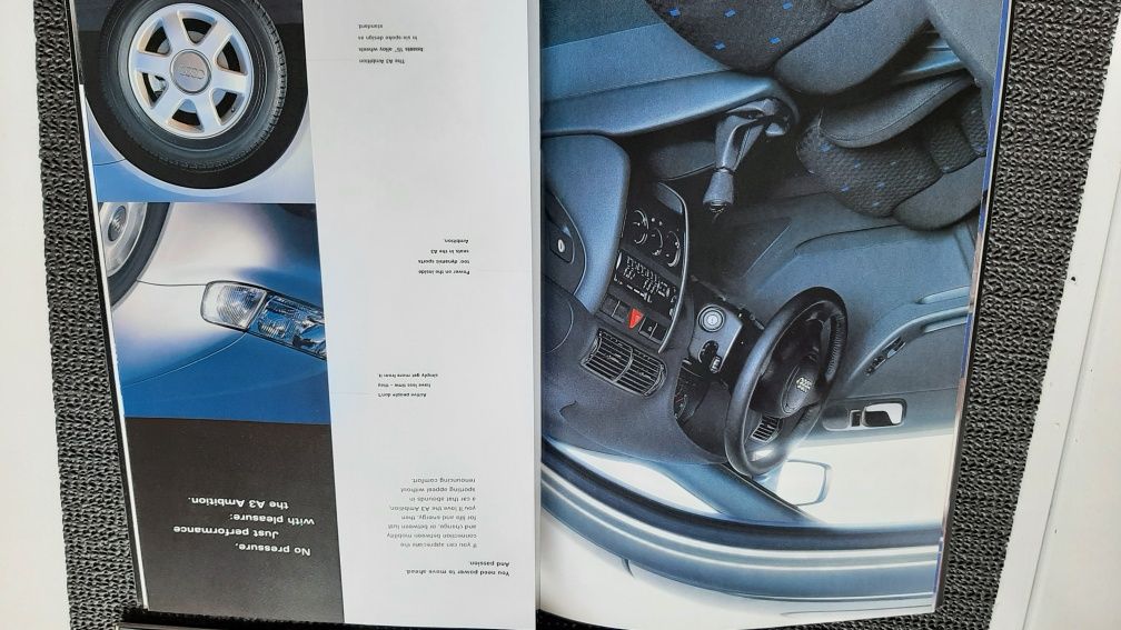 Prospekt Audi A3 dane techniczne,  wyposażenie 100 stron