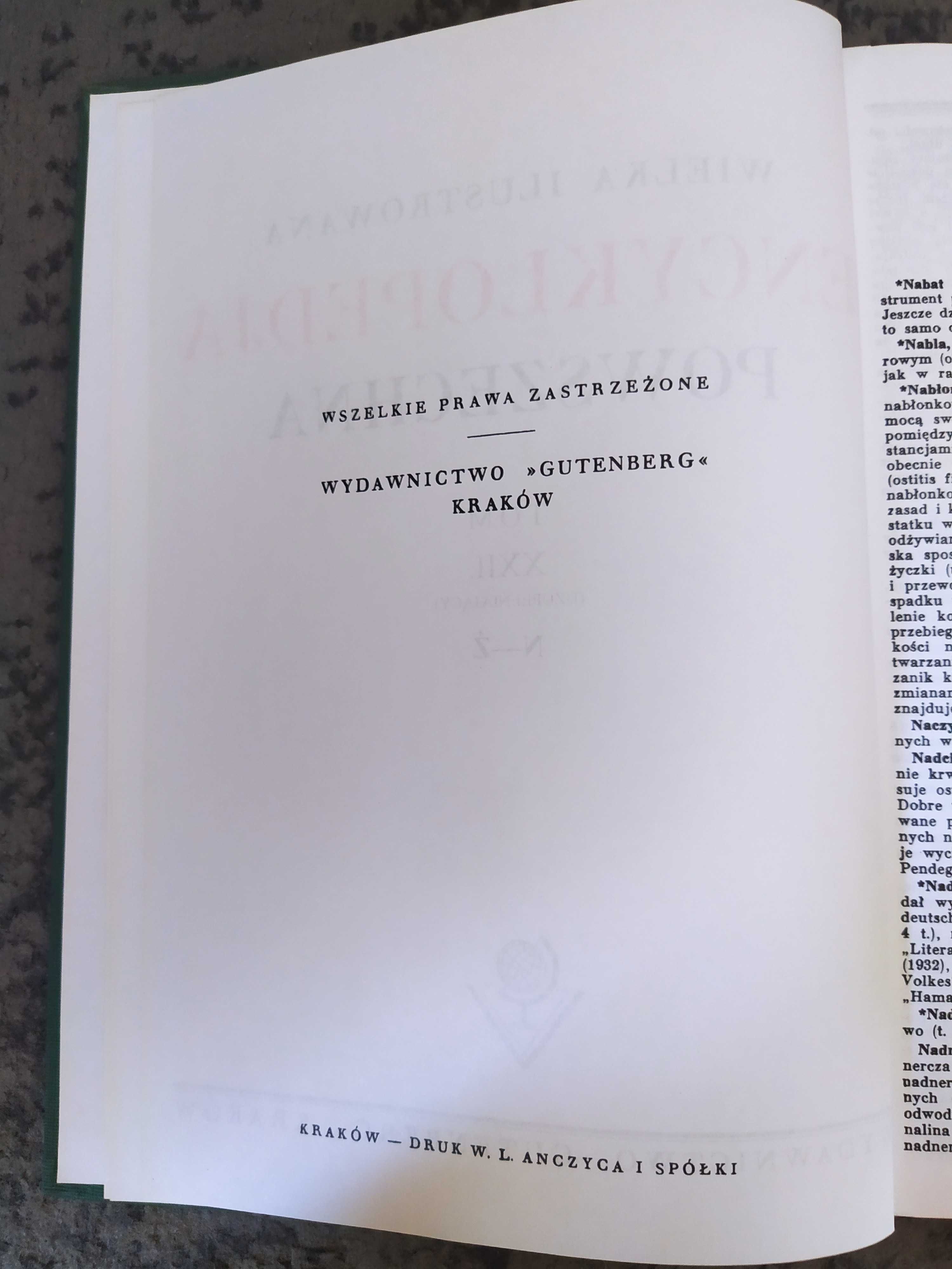 Encyklopedia Powszechna Wydawnictwa Gutenberga 1994