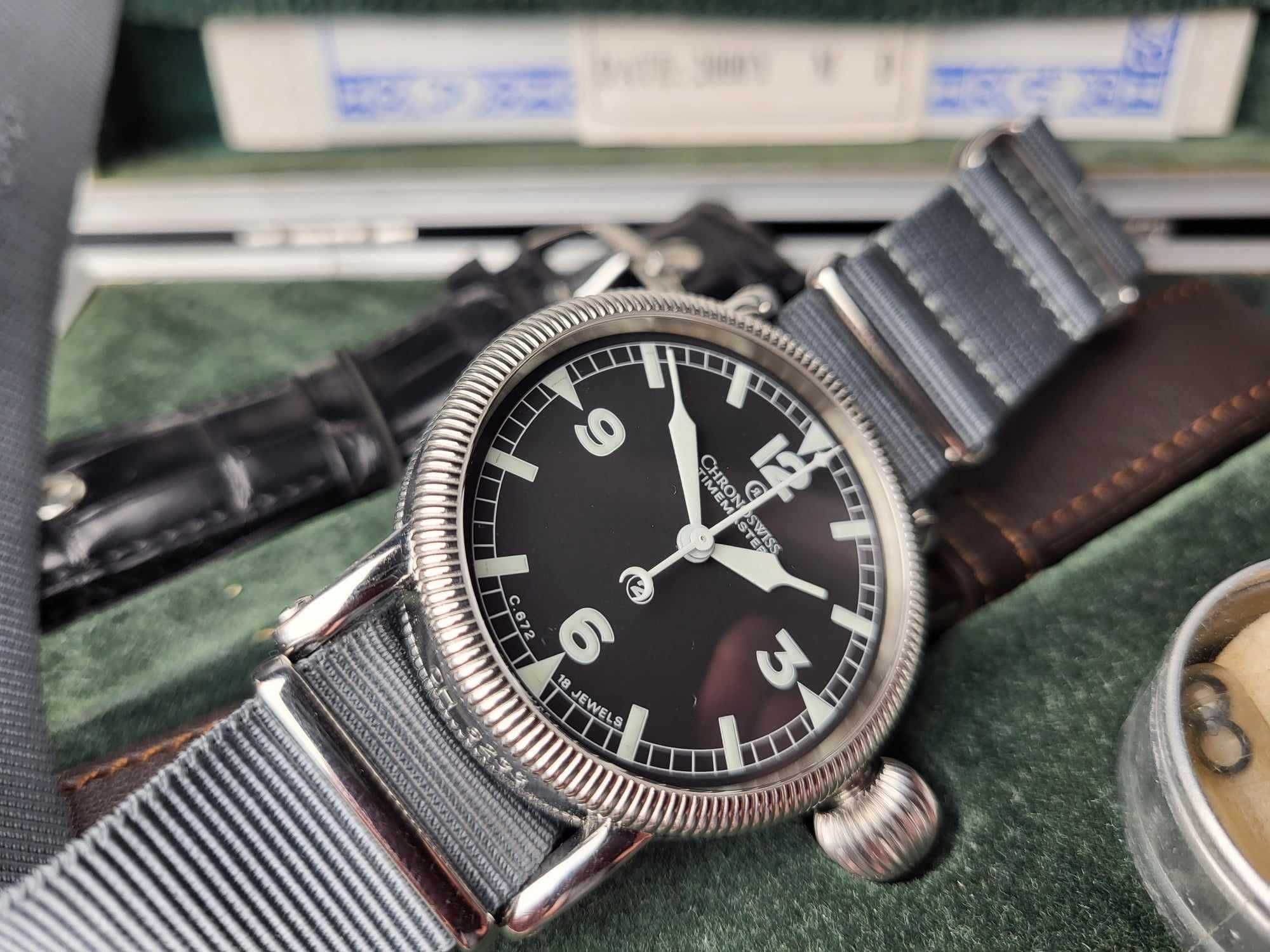 Chronoswiss Timemaster CH 6233 mechanizm manualny Unitas