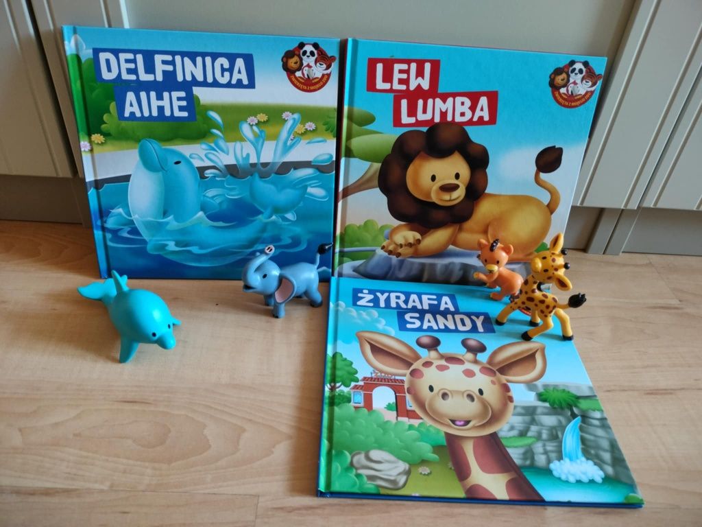 Książki + figurki: Zwierzęta z mojego zoo