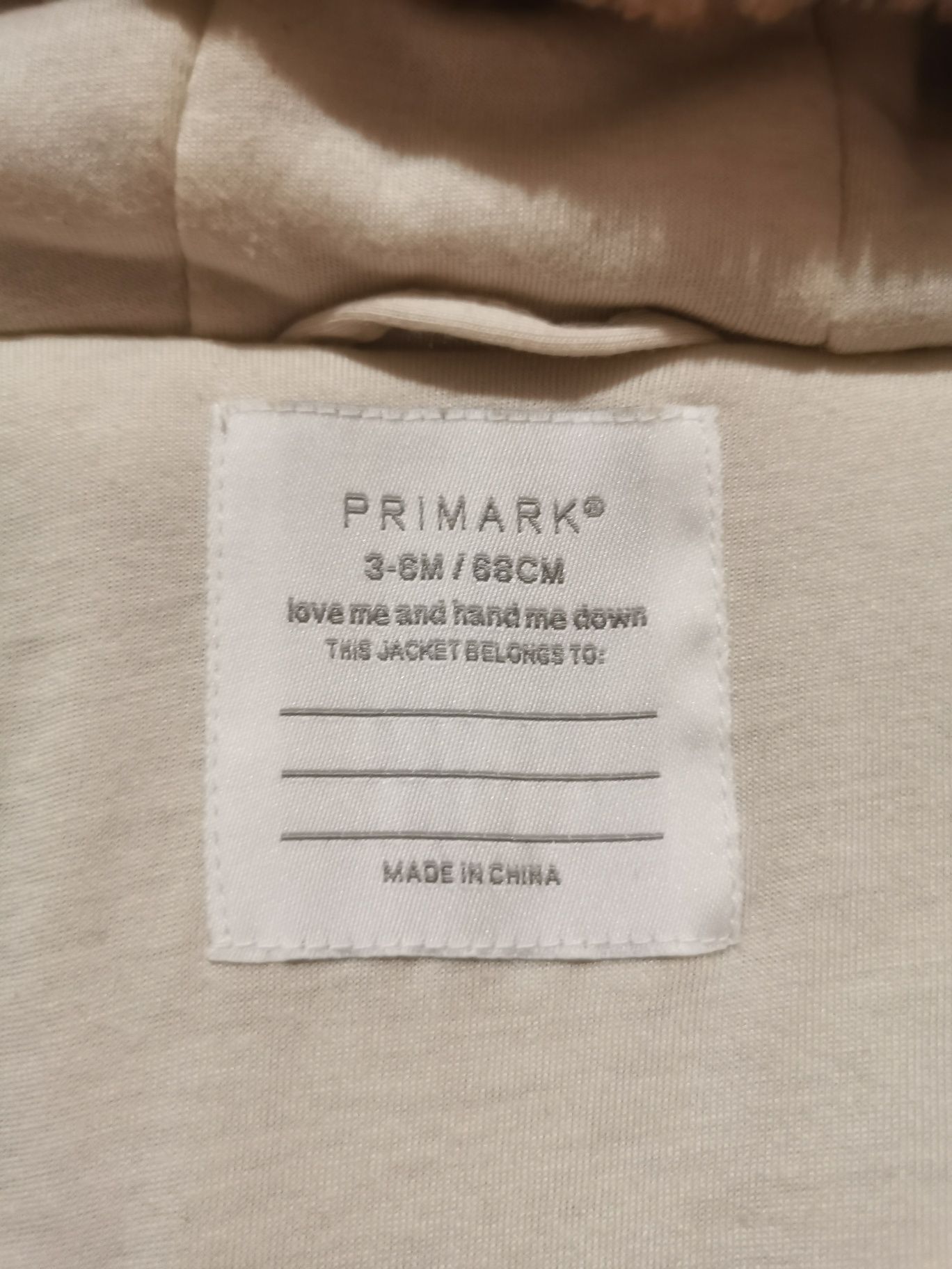 Misiowa kamizelka Primark 68