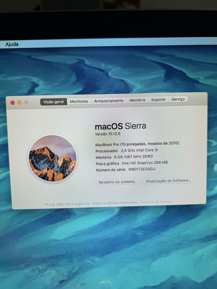 MacBook Sierra.