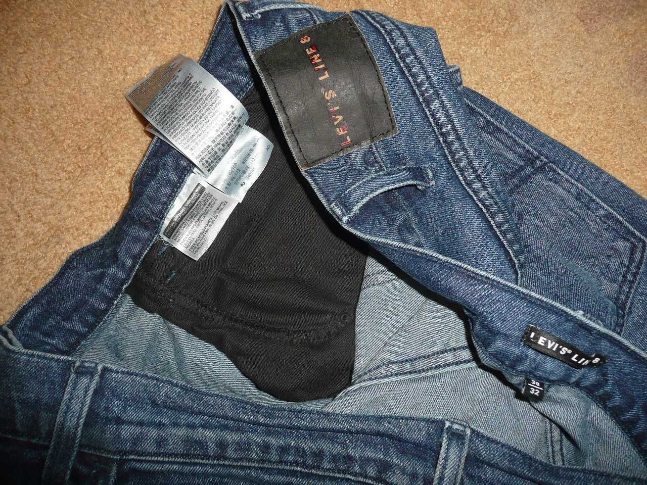 Spodnie dżinsy LEVIS LINE8 W38/L32=52/111cm jeansy
