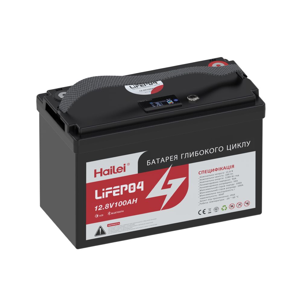Акумулятор LiFePO4, 12v 100Ah, літій-залізо-фосфатний, преміум якість