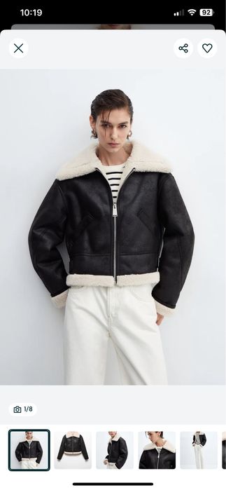 Дубленка MANGO б/у в идеальном состоянии