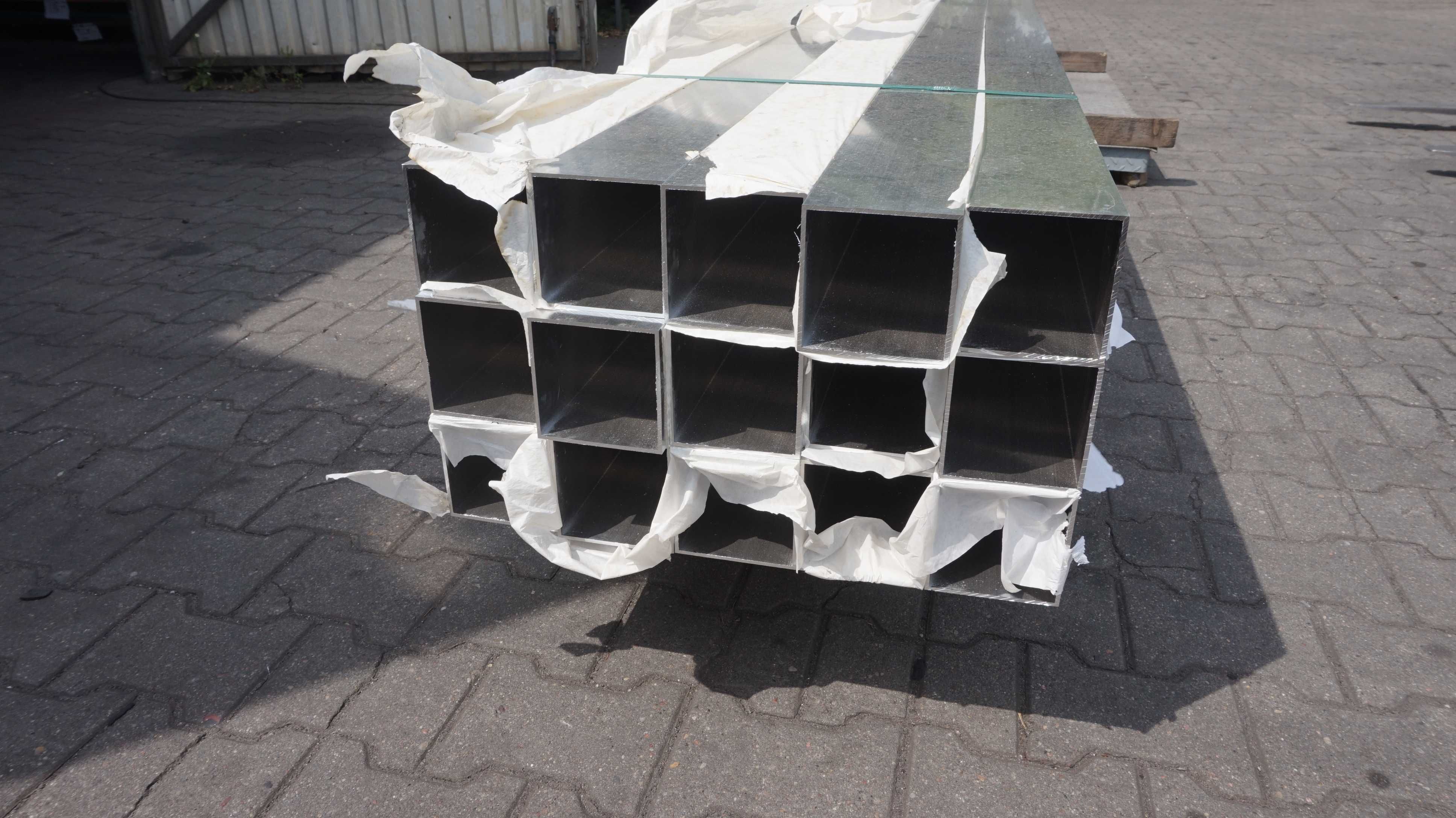 Profil aluminiowy, aluminium 100x100x3 gat. 6060/PA38