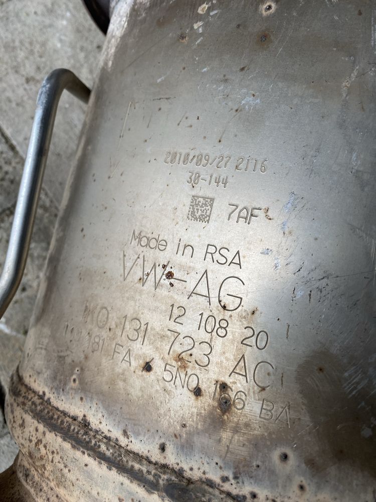 Filtr cząstek stałych DPF VW