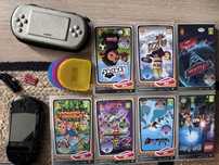 Zestaw sony PSP gry konsola + akcesoria