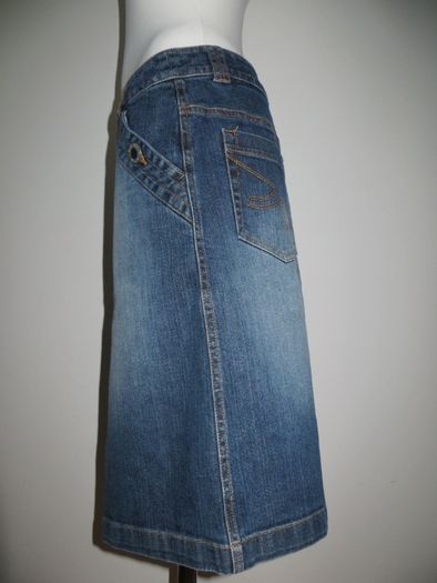 Spódnica damska jeansowa Mexx 38/40 trapezowa