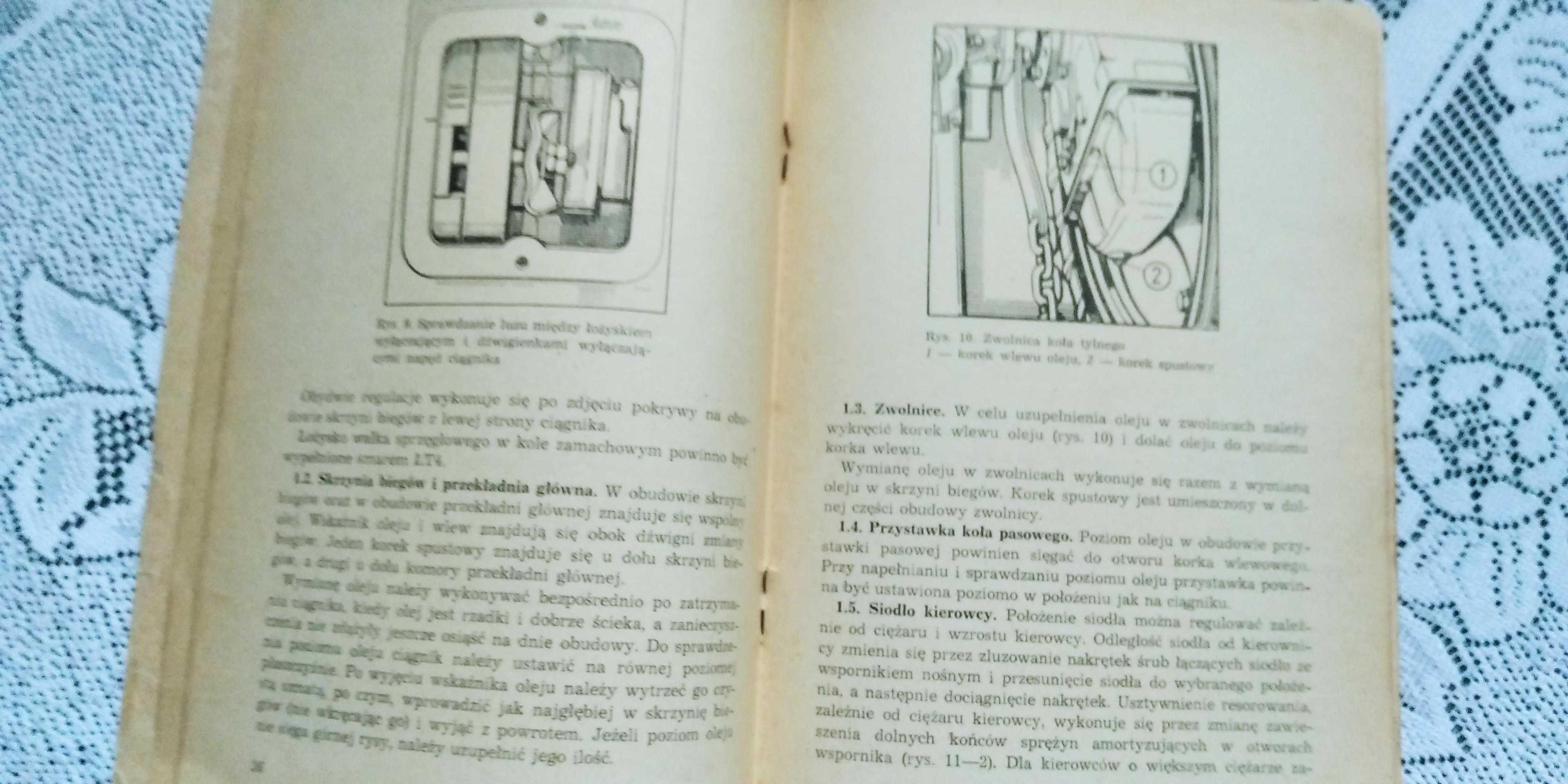 Instrukcja obsługi Ursus C 355 oryginał 1972