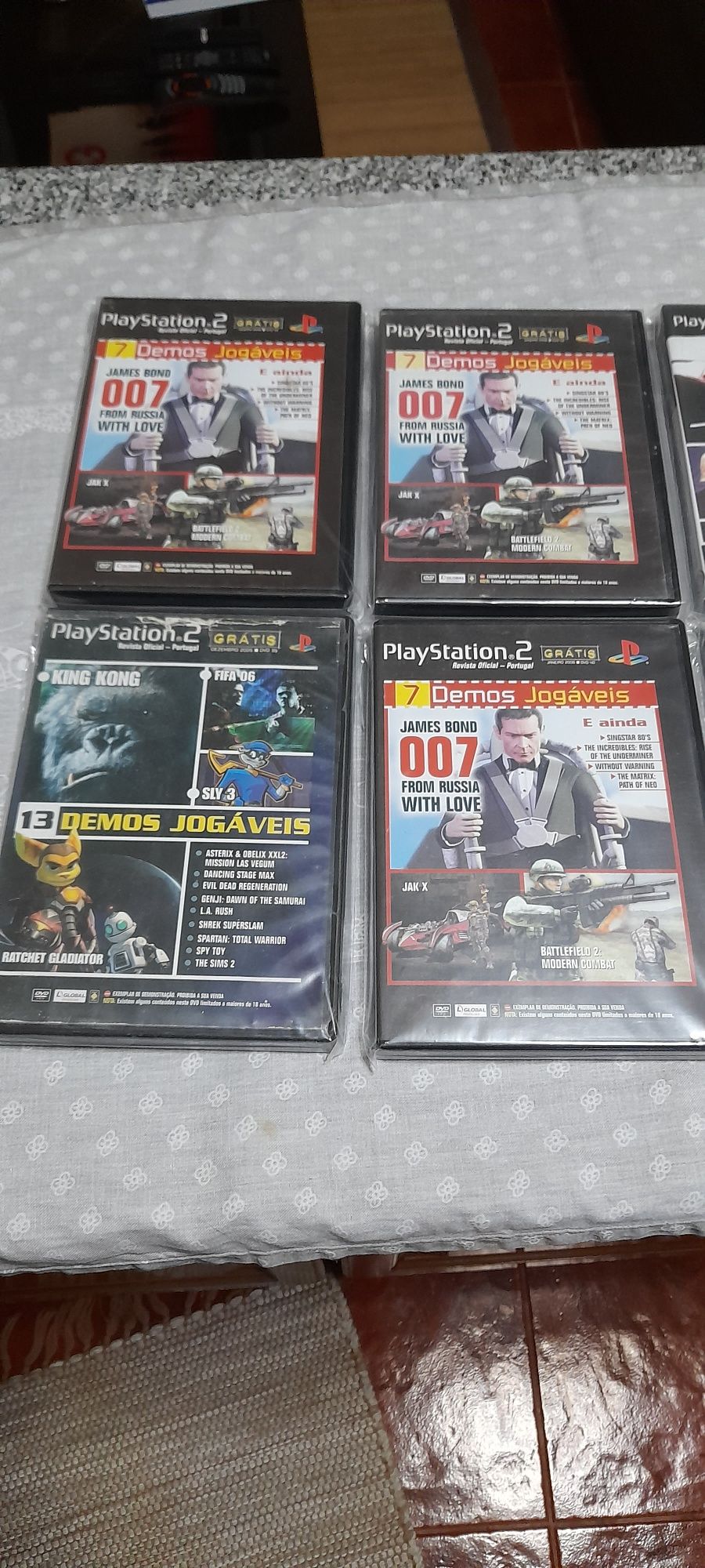 2 Consolas PlayStation 2 Slim com 78 jogos
