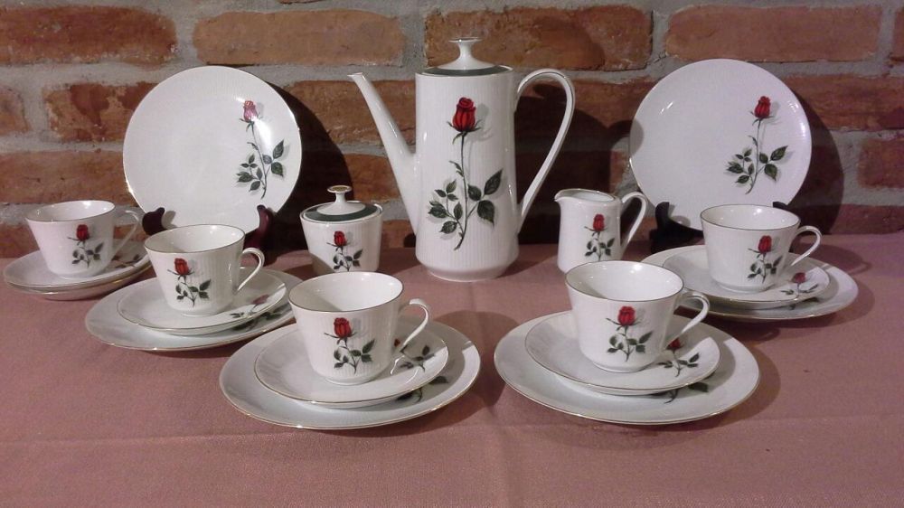 Porcelana Bavaria serwis kawowy Mitterteich