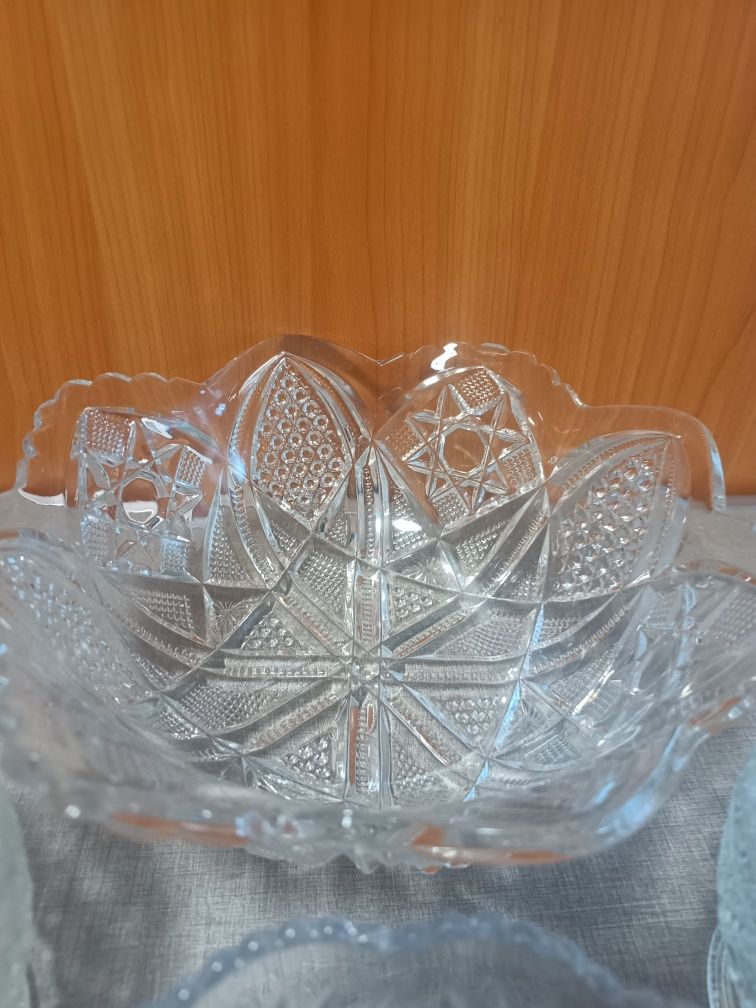 Сервиз стеклянный, винтажный СССР, набор