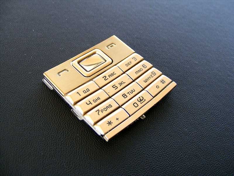 Klawiatura Nokia 8800 Sirocco Gold