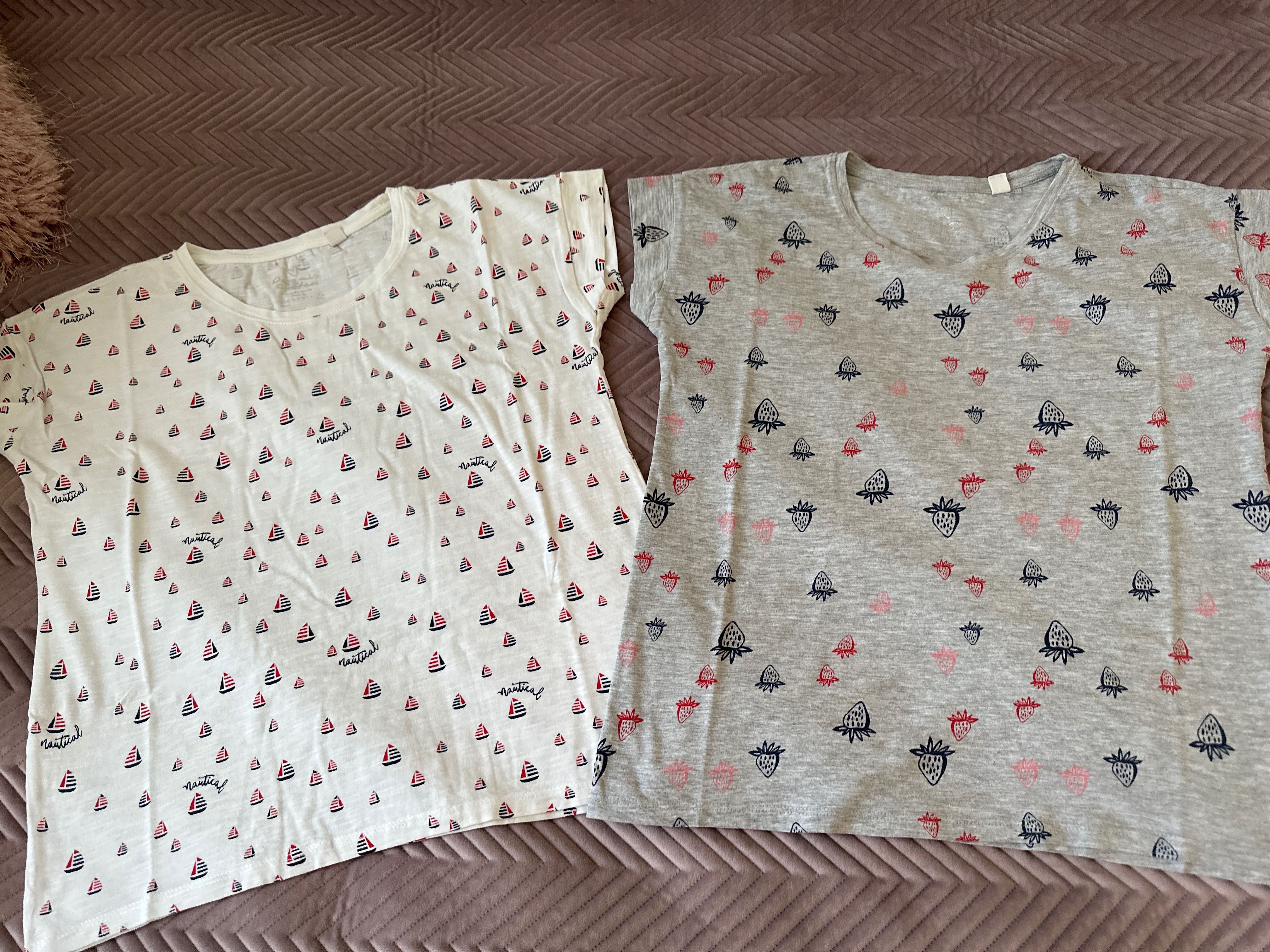 T-shirty damskie, Solar i Espirit, rozmiar 34.