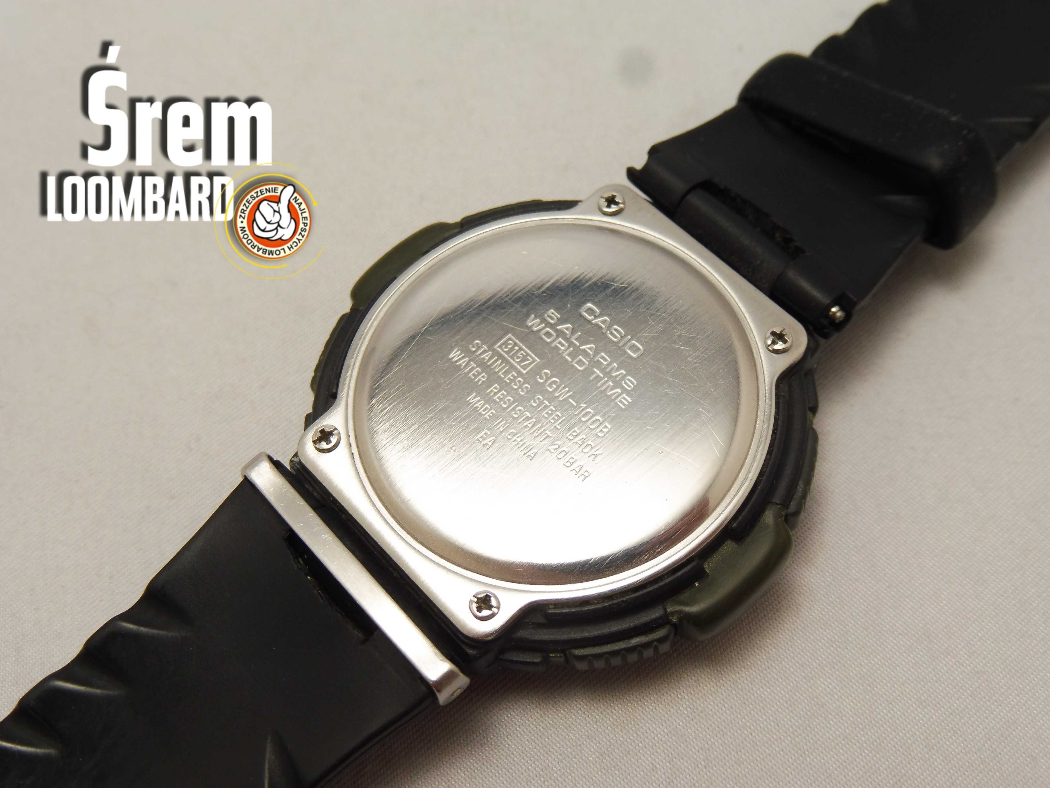 Zegarek Casio SGW-100B, solo