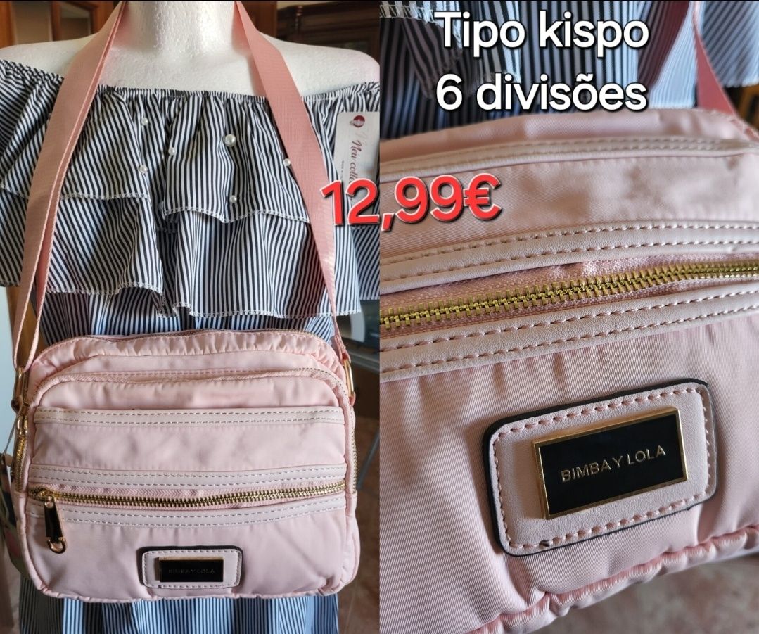 Mala tiracolo rosa bebé nova