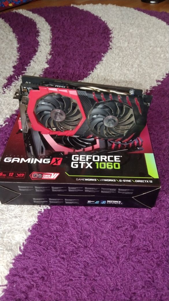 Видеокарт Msi Geforce GTX 1060 6gb gaming X