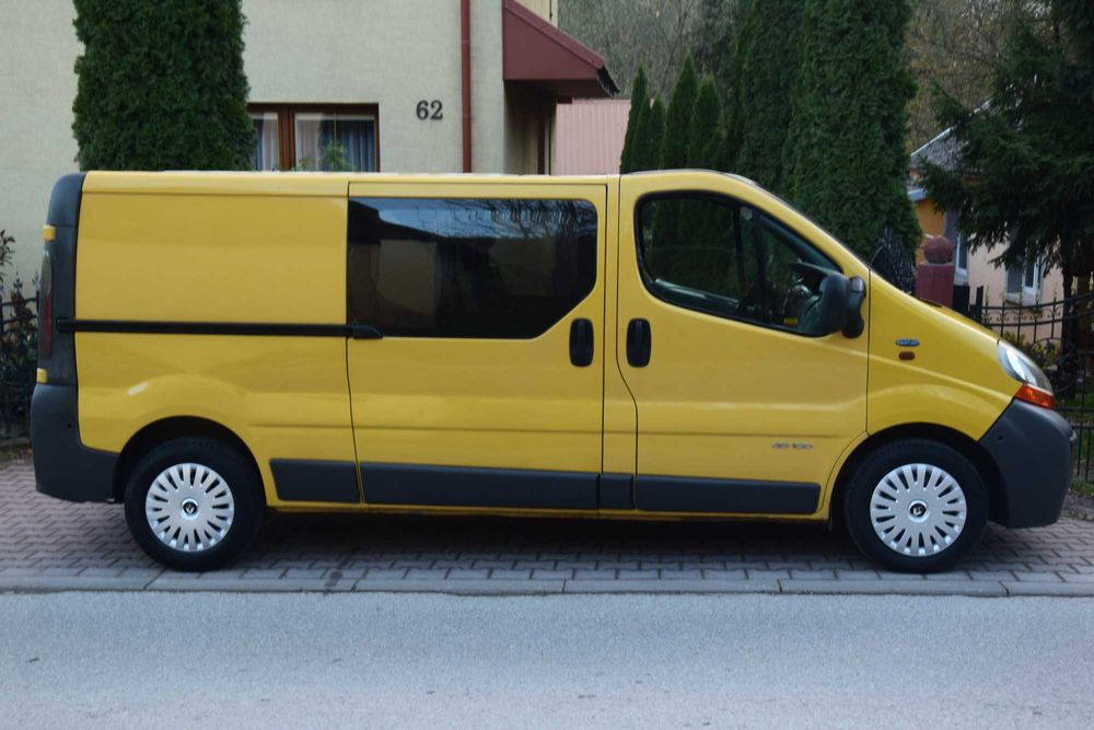 Renault TRAFIC 1.9 DTI 101.KM 6-Osobowy LONG 6-biegów Klima Vivaro