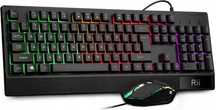Zestaw klawiatury i myszy do gier Rii RK400 RGB NIEMIECKA