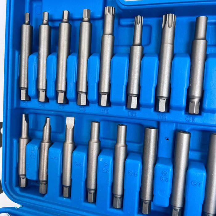 Набір насадок для обслуговування амортизаторів 43од. З тріскачкою