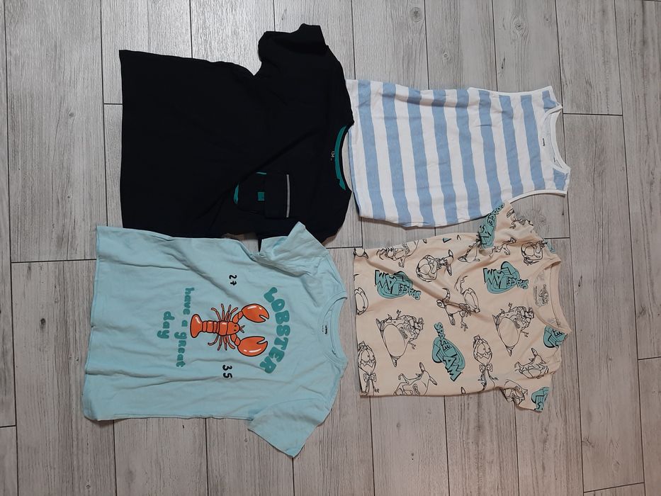 T-shirty chłopięce rozm. 134-140, paka 20 szt.