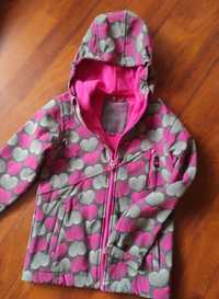 Zestaw kurtka softshell +3 bluzy /122/128