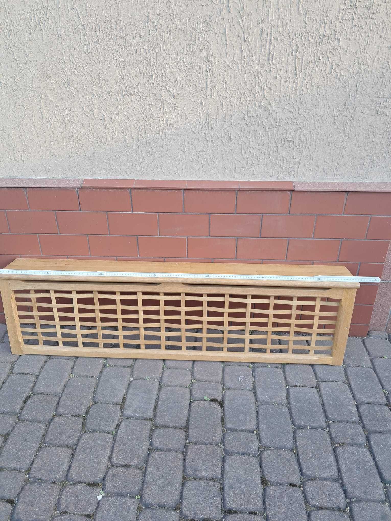 Osłona na grzejnik dębowa