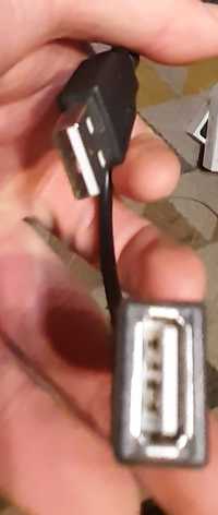 Przejściówka USB - Gniazdo USB na kablu