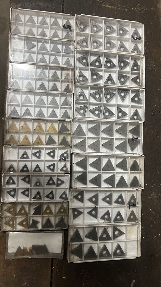 Pastilhas para torno novas
