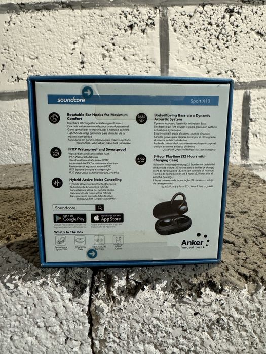 Навушники TWS Anker SoundCore Sport X10
