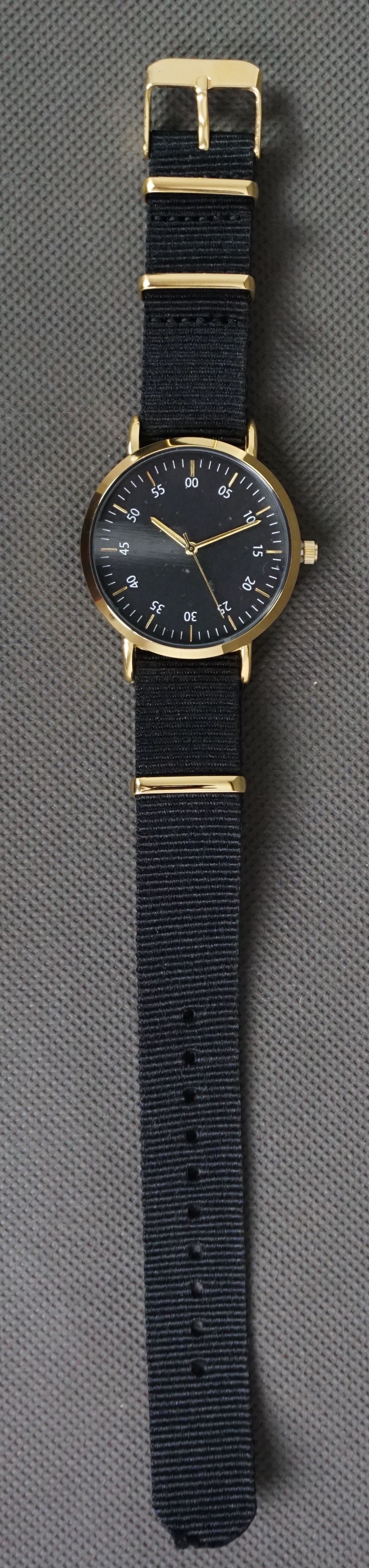 Pier One zegarek black and gold -NEW-
