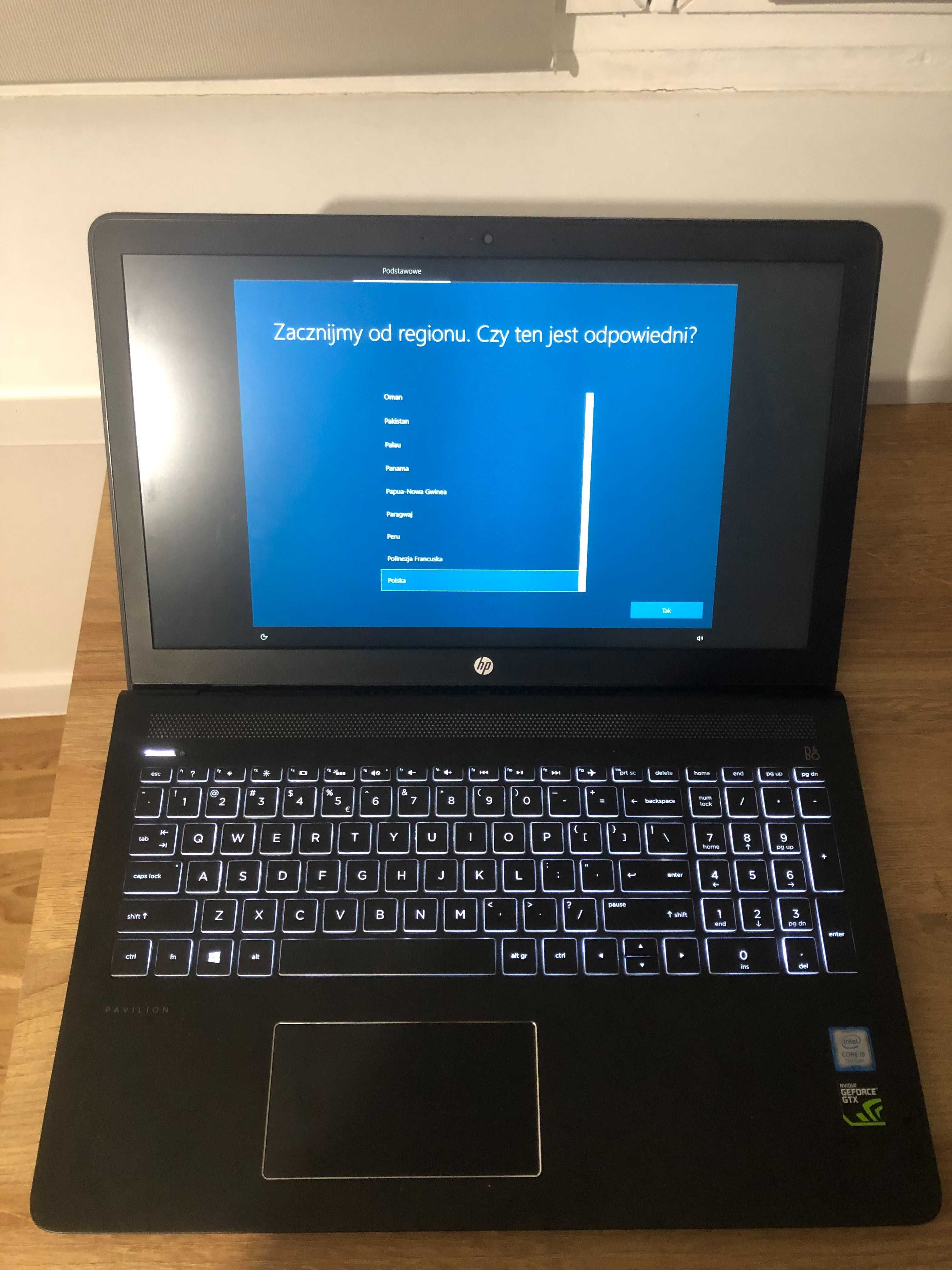 HP Pavilion Power i5-7300H/8GB/512GB/Win10 GTX1050