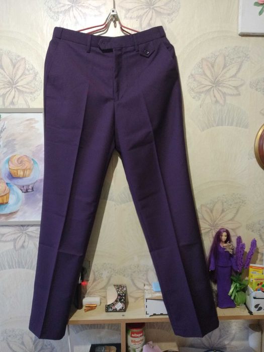 Брюки мужские фиолетовые