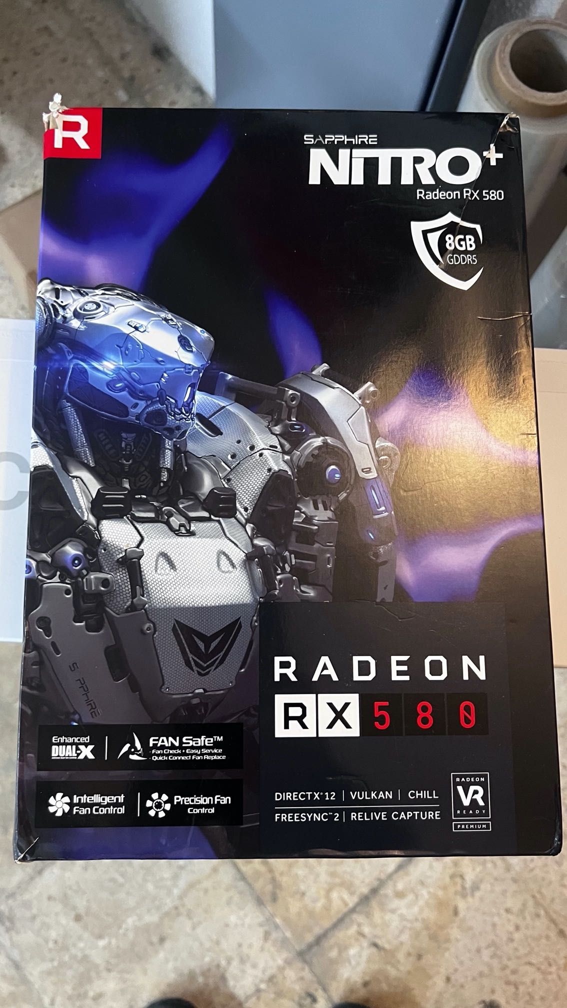 Placa Grafica RADEON RX580 de 8 G Sapphire NITRO