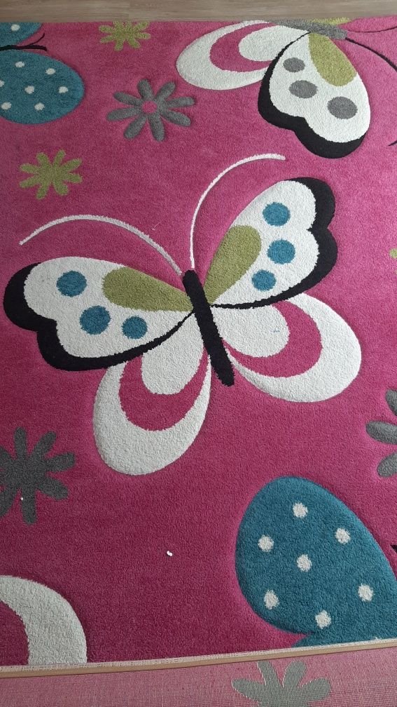 Dywan dla dziewczynki Diamond 160x230, motyle