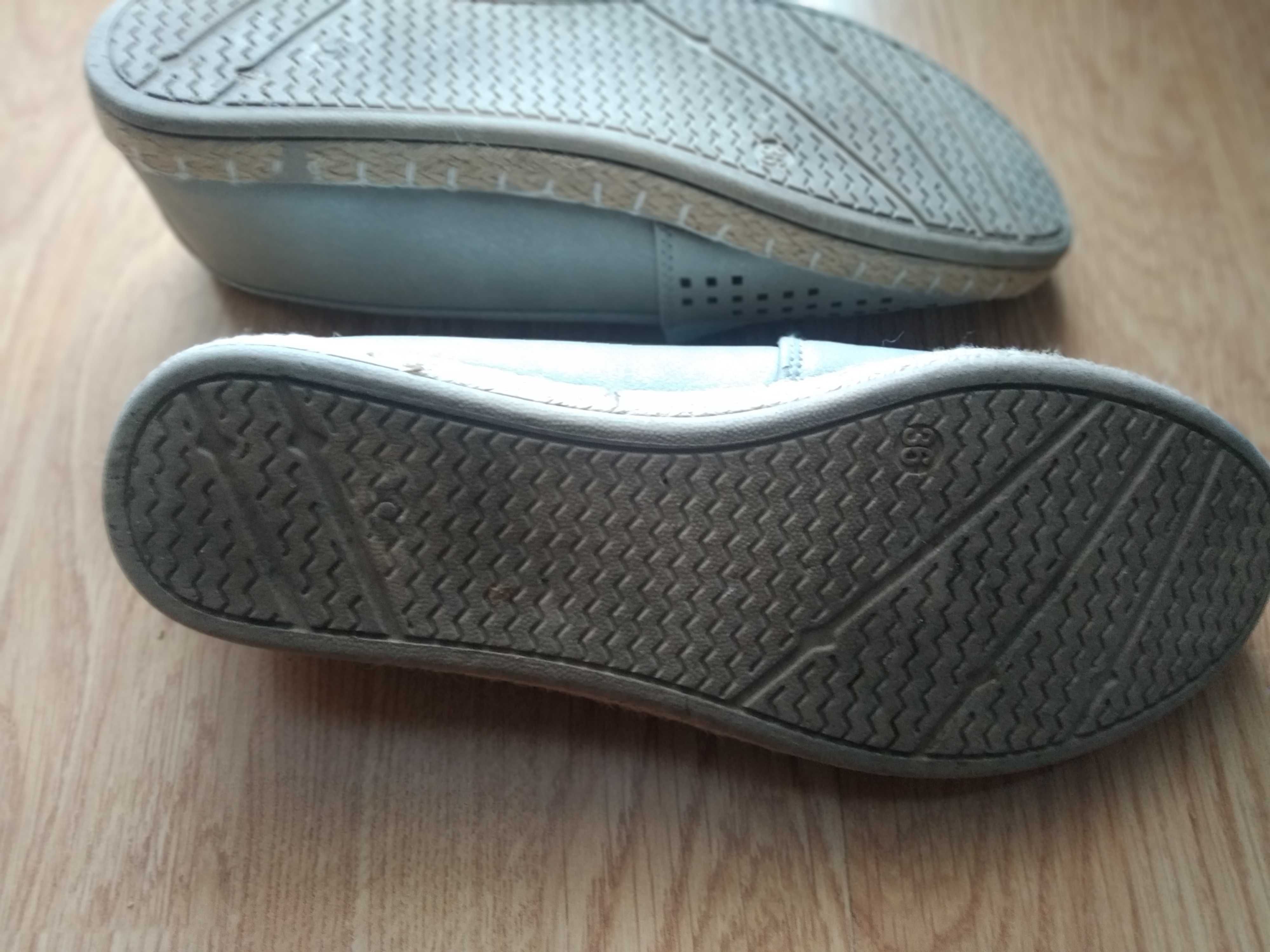 balerinki/espadryle 36/ 23 cm wkladka