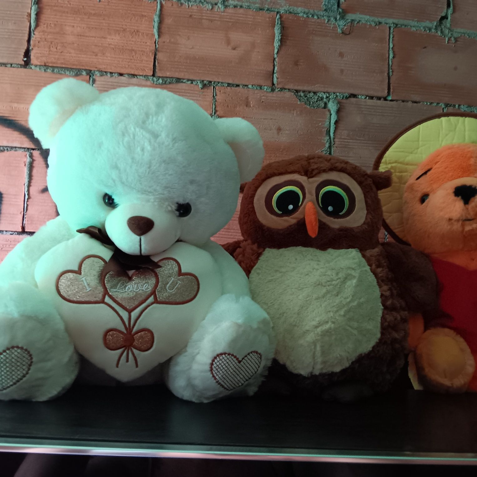 Conjunto de 3 peluches