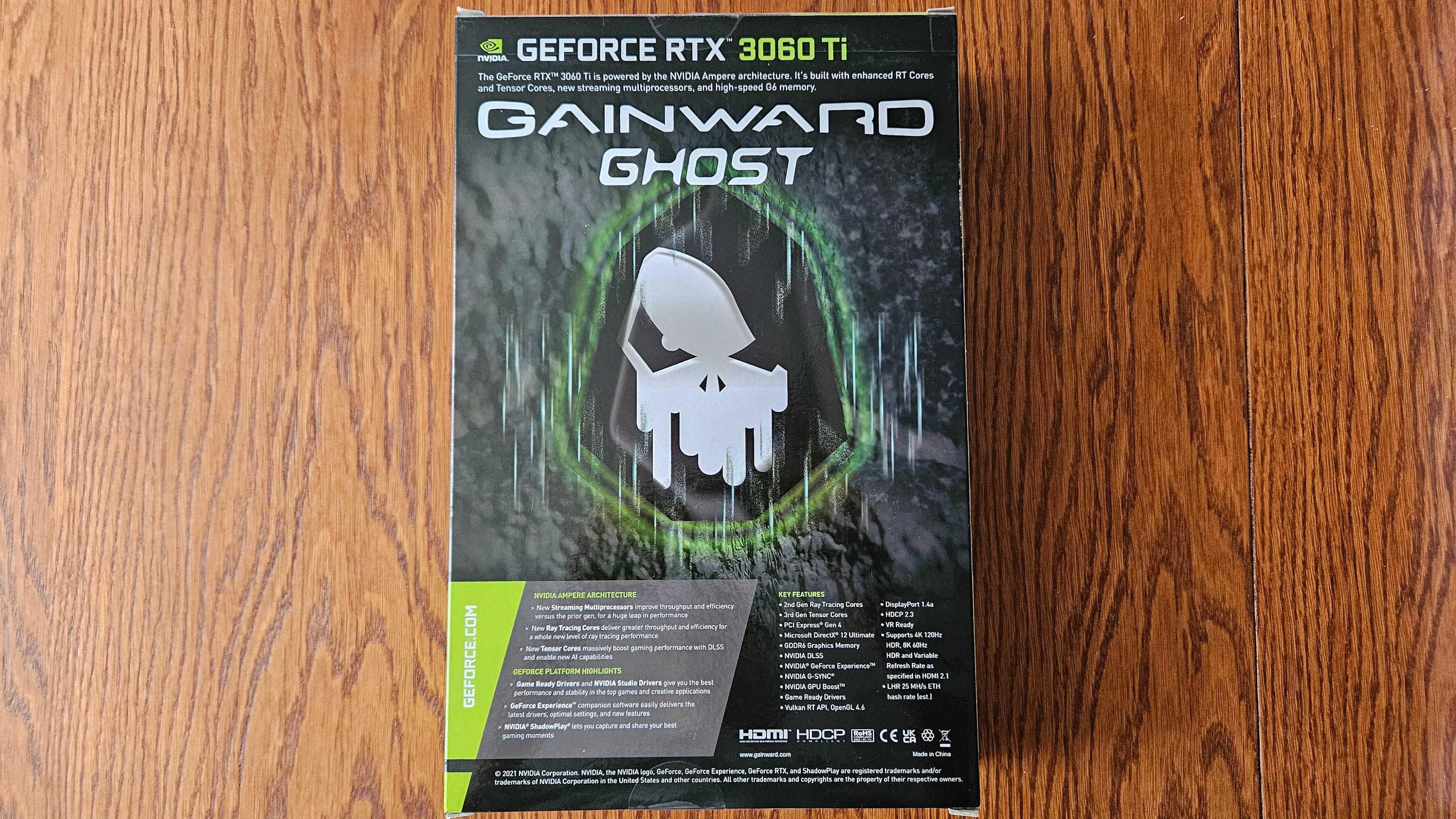 Gainward NVIDIA RTX 3060 Ti OC 8 GB - stan idealny