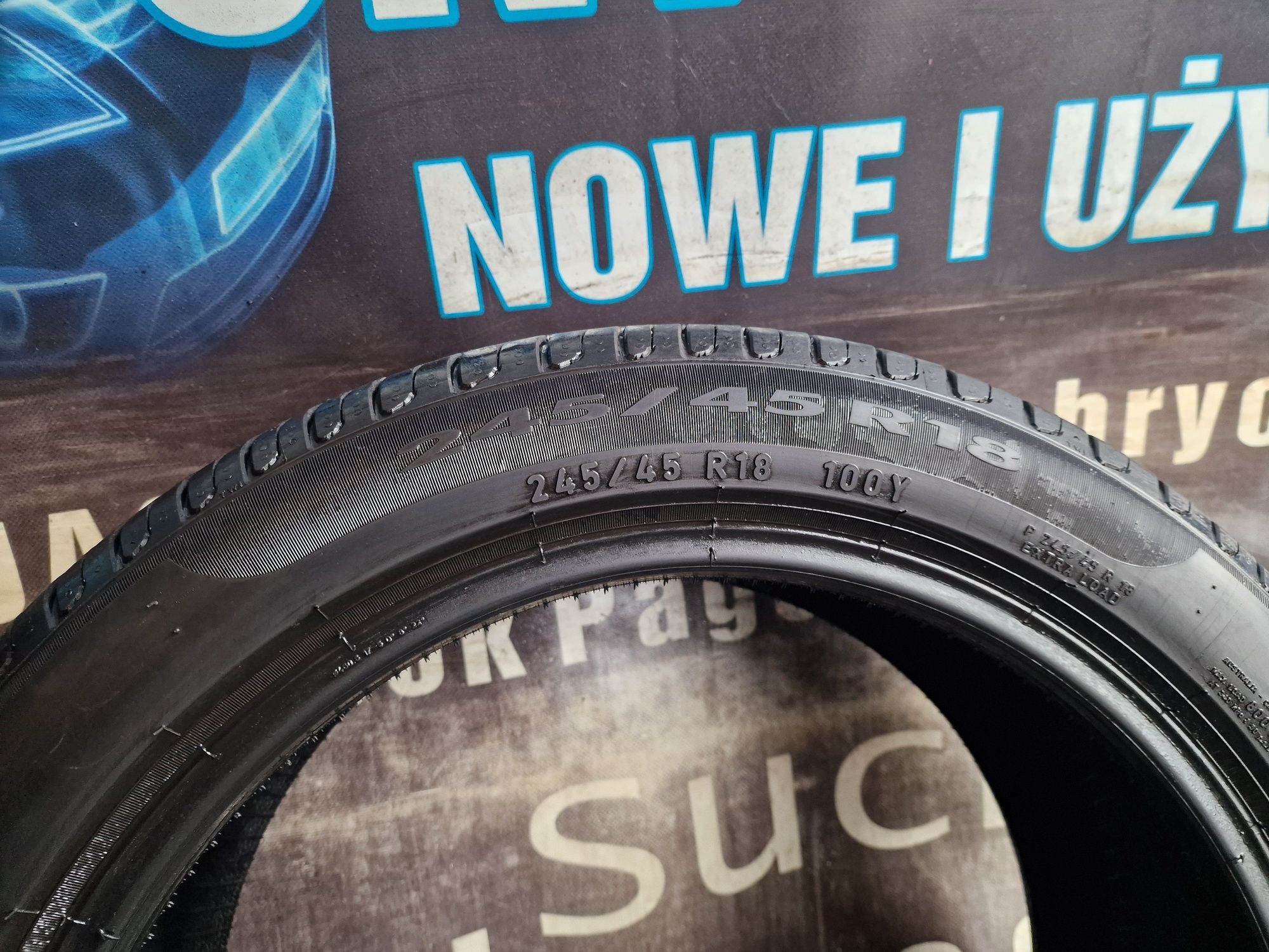 Opona letnia 245/45/18 100Y Pirelli Cinturato P7  pojedyncza 2023rok