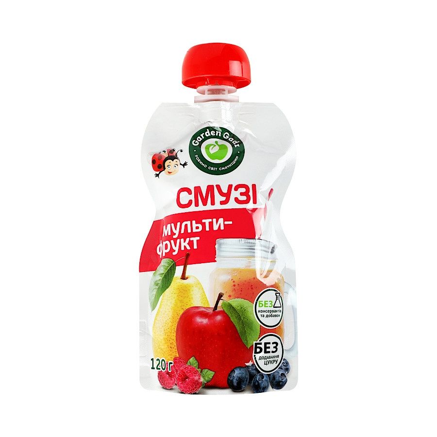 Пюре фруктове смузі Garden Gadz 120г.