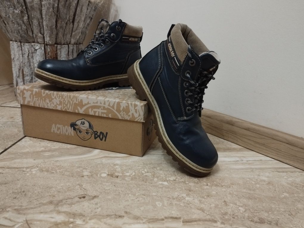 Buty zimowe chłopięce action boy super shoes, rozmiar 36