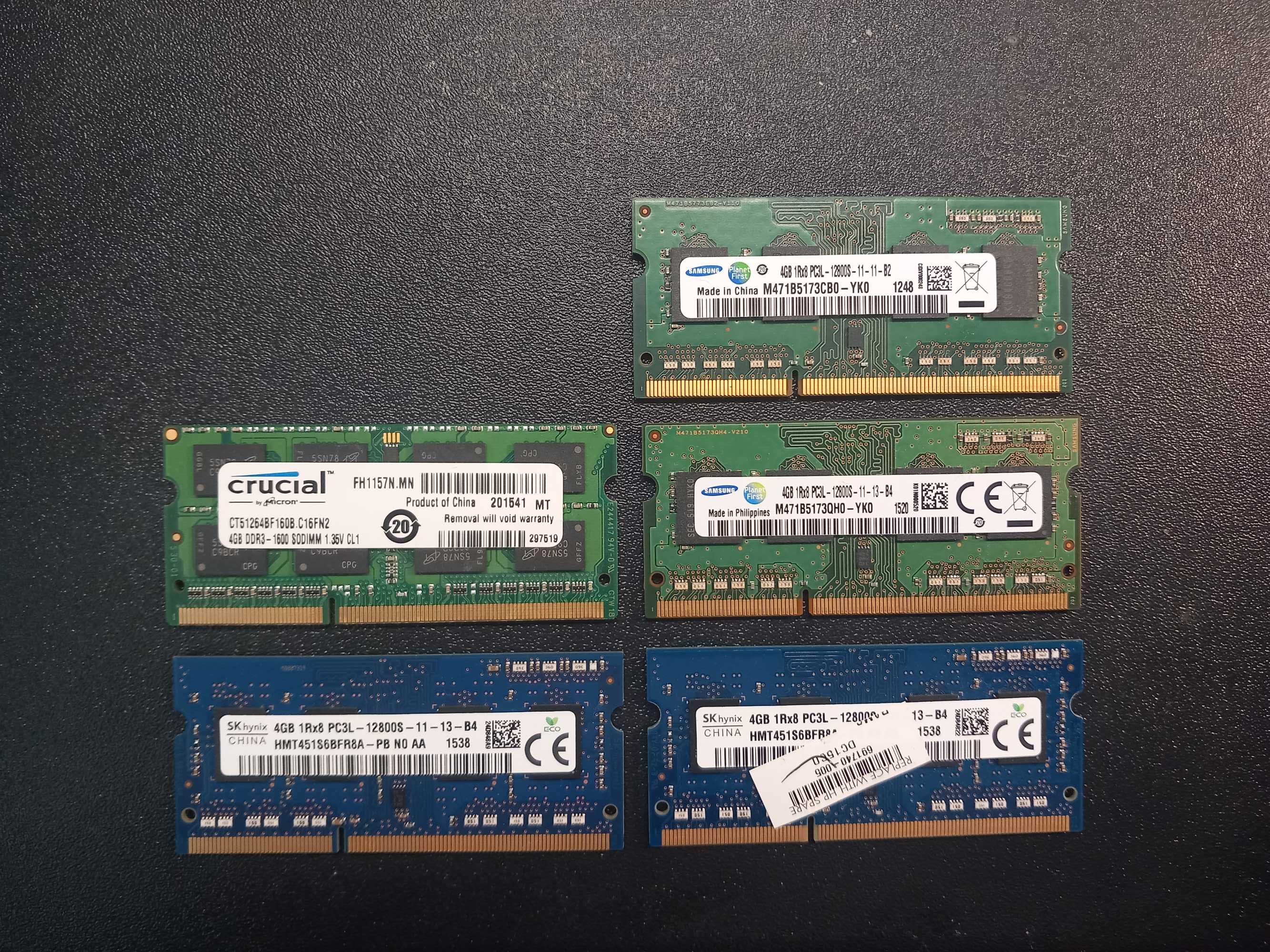 Memórias RAM DDR3 4GB para Portátil