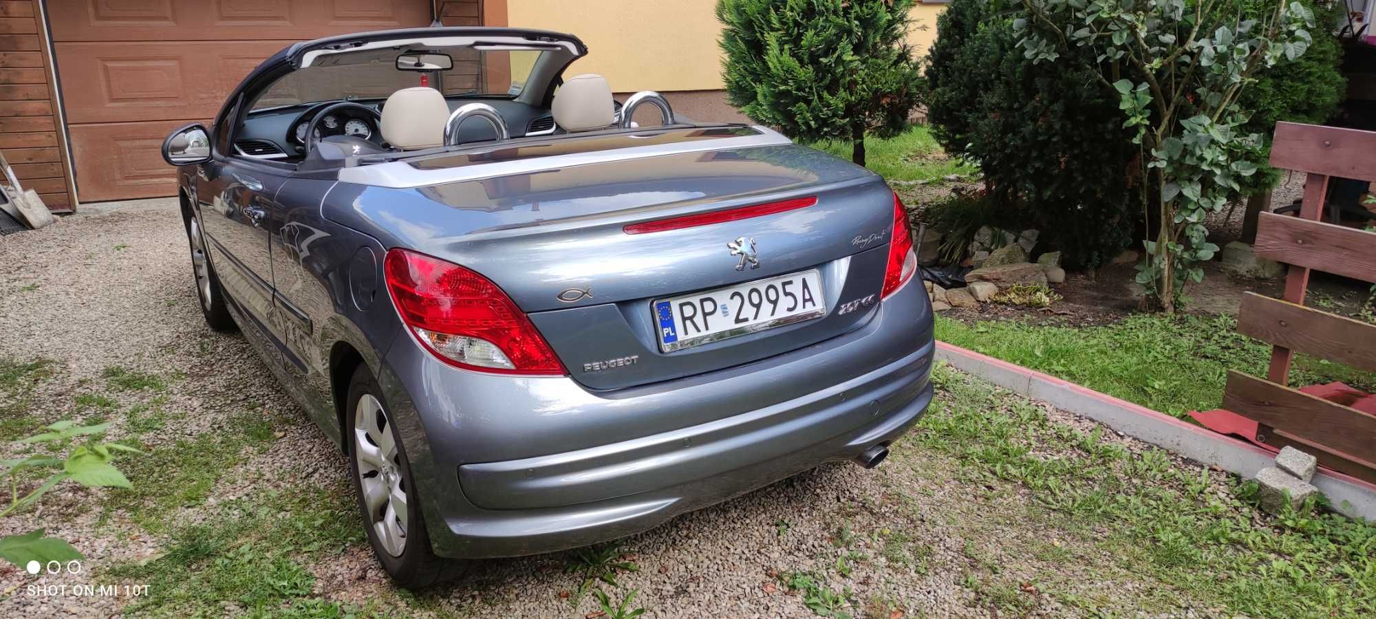 Peugeot 207CC po Lifcie w cabrio,-opłaty do 2026r.