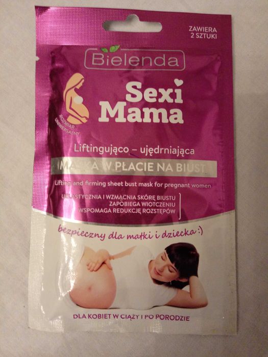 Maska w płacie na biust Bielenda