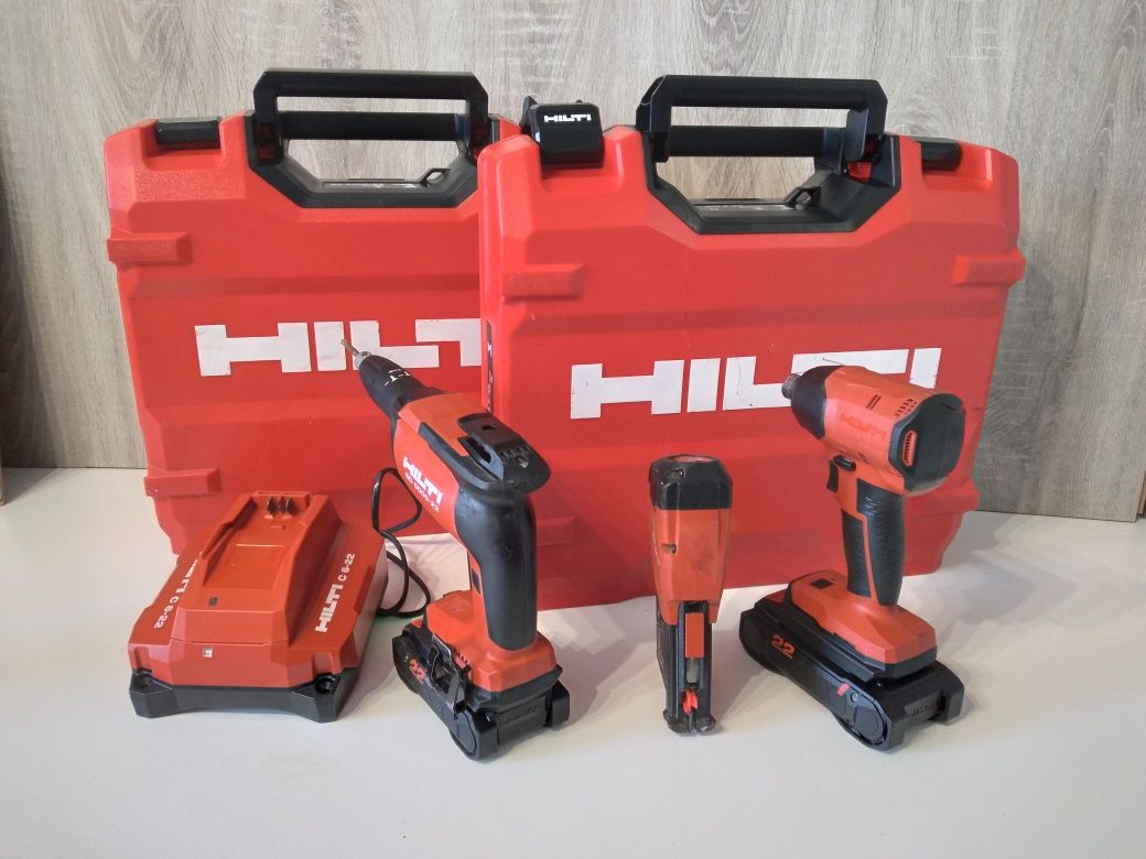 Zestaw HILTI regipsiarka SD 5000-A22  zakrętarka SID 6-A22 NURON