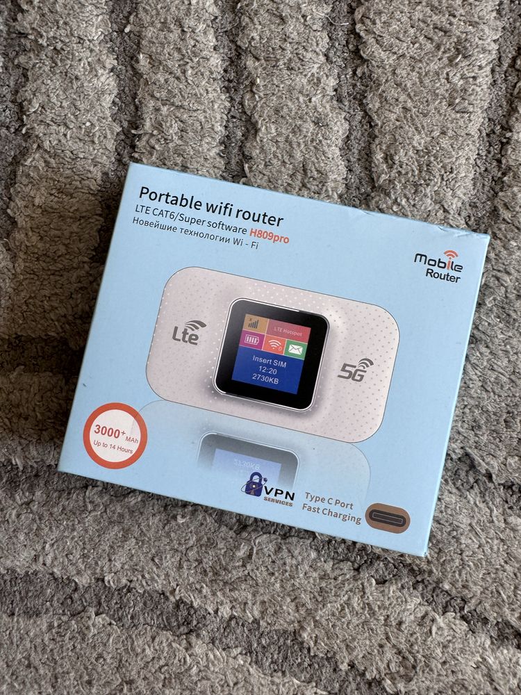 Router wifi lte 4g 5g przenośny router WiFi H809PRO LTE CAT6