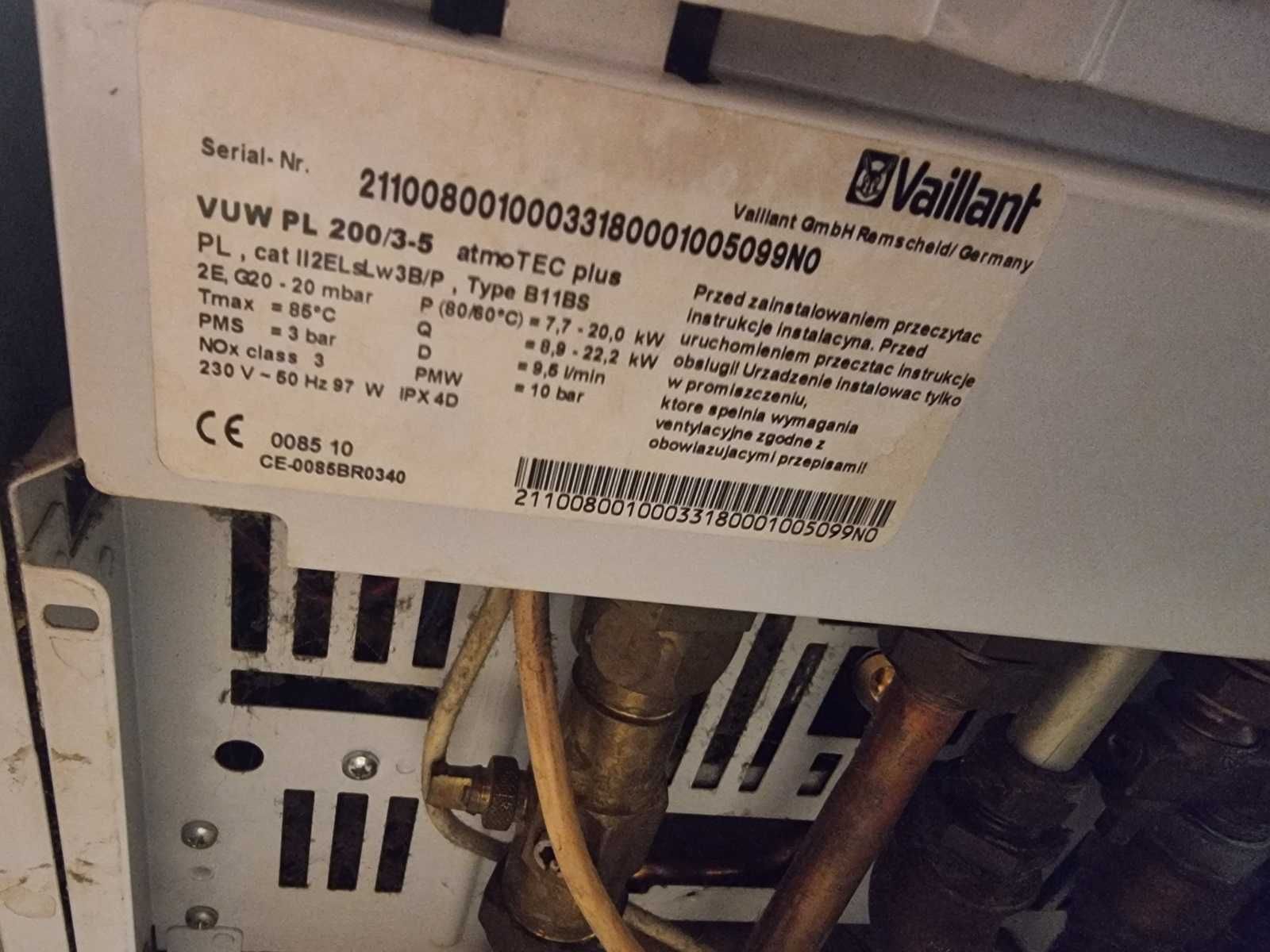 Piec gazowy 2-funkcyjny Vaillant ecotec plus VUW PL 200/3-5.